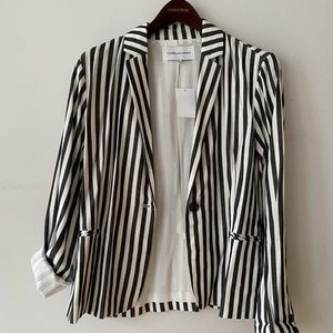 Cupcakes and Cashmere Striped Blazer